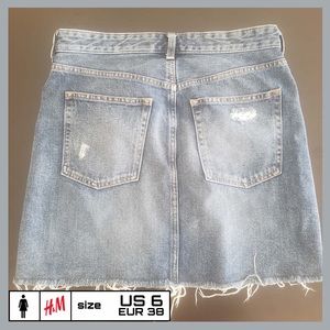 Beautiful denim jean skirt